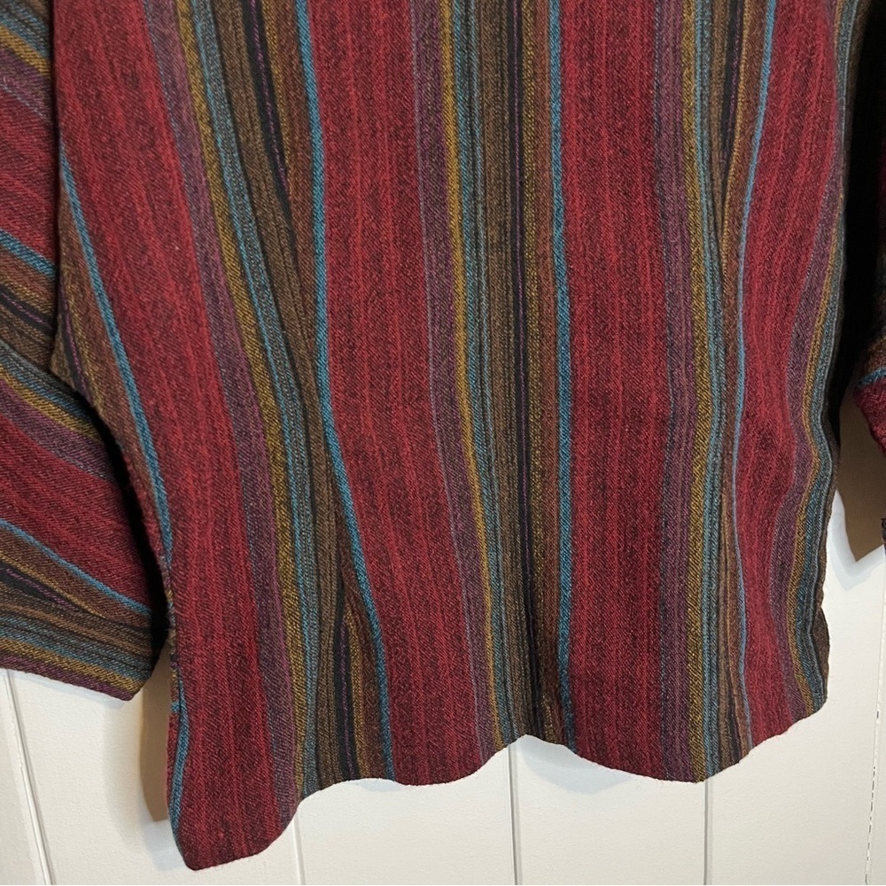Vintage Encore Wool Blend Striped Top and Skirt Set. - Picture 6 of 13